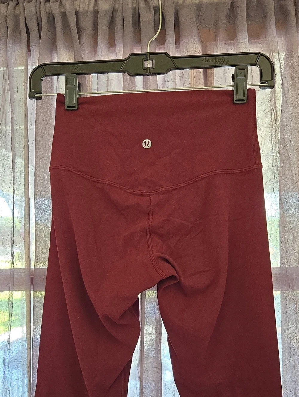 Lululemon High-Rise Leggings in Burgundy Sz 4